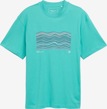 TOM TAILOR DENIM T-Shirt in Grün: Vorderseite