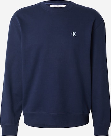 Felpa di Calvin Klein Jeans in blu: frontale