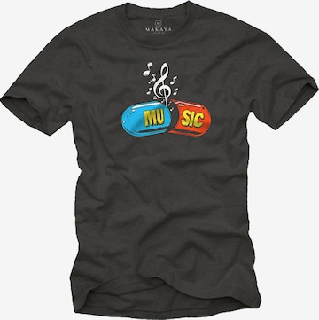 MAKAYA Shirt in Grey: front