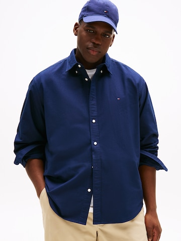 Comfort fit Camicia 'HERITAGE' di Tommy Hilfiger Big & Tall in blu: frontale