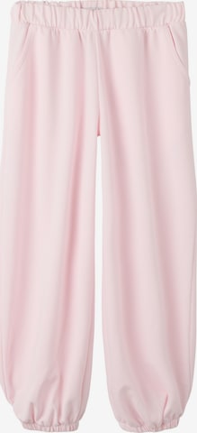 NAME IT - Tapered Pantalón en rosa: frente