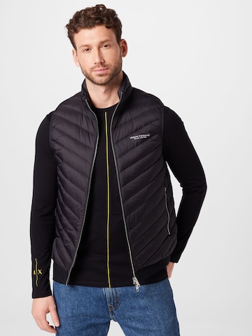 Gilet ARMANI EXCHANGE en noir : devant