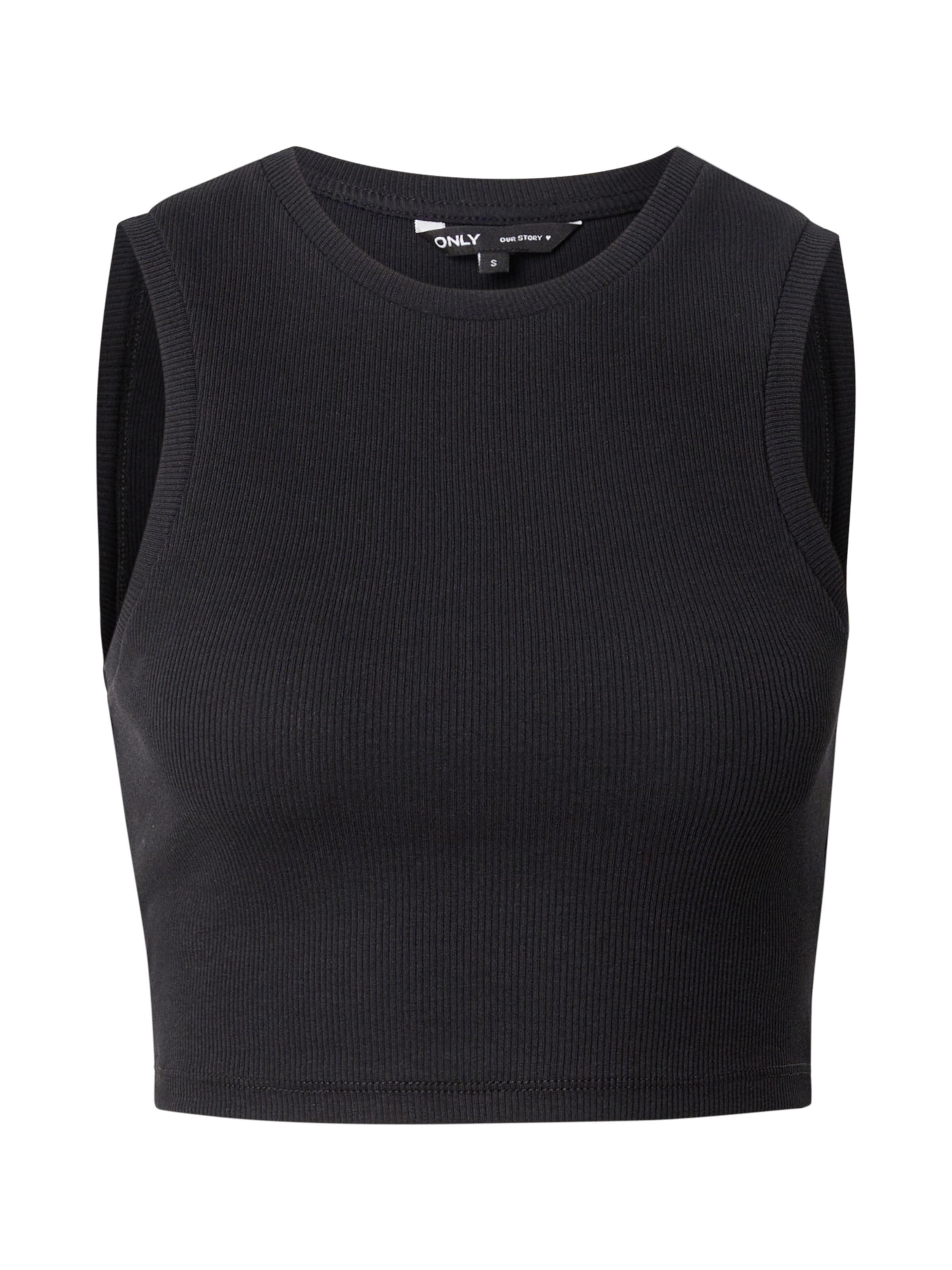 ONLY Τοπ 'ONLVilma' σε μαύρο: μπροστά