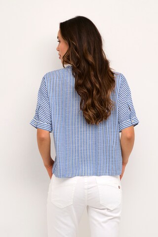 Cream Bluse 'Tiah' in Blau