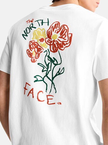 THE NORTH FACE T-Shirt 'Flower Scribble' in Weiß