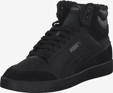 PUMA High-Top Sneakers in Black: front