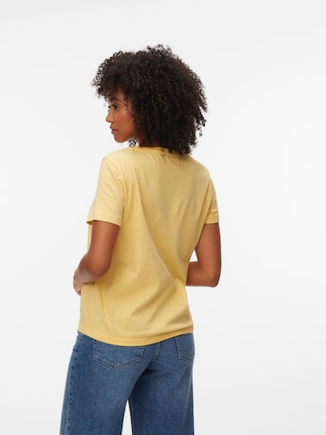 VERO MODA Μπλουζάκι 'VMKILANO' σε κίτρινο