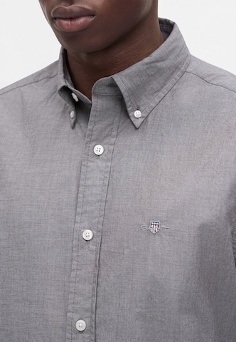GANT Slim fit Button Up Shirt in Black