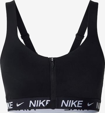 juoda NIKE Biustjė Sportinė liemenėlė 'INDY': priekis