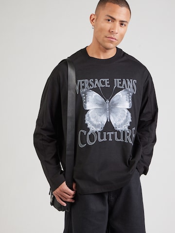 Versace Jeans Couture Tričko – černá: přední strana