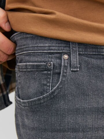 Jack & Jones Plus Zúžený Džíny 'JJIMike JJOriginal' – černá