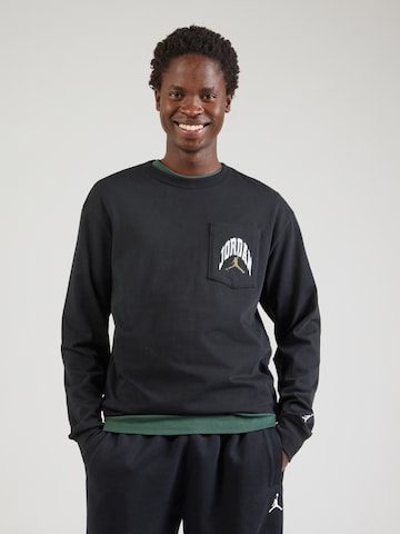 Jordan - Camisa 'BRK' em preto: frente