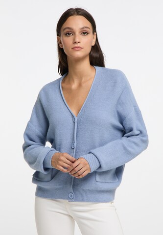 RISA Knit Cardigan 'Teylon' in Blue: front