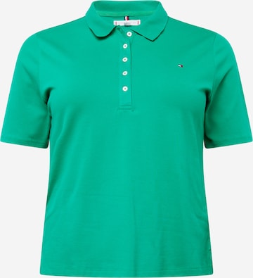 Tommy Hilfiger Curve Shirt in Green: front