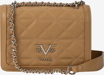 19V69 ITALIA Crossbody bag 'Gaby Silver' in Brown: front
