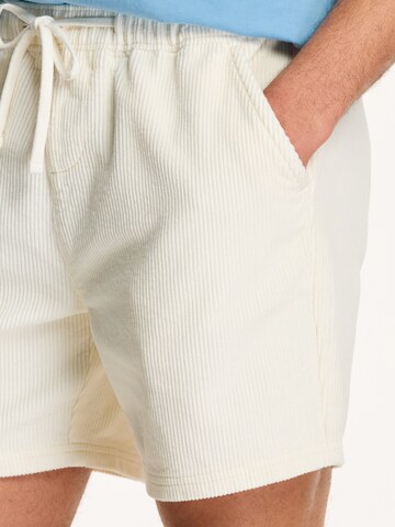 Regular Pantalon 'Rio' Shiwi en blanc