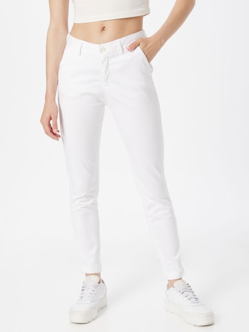 HerrlicherChino hlače 'Lovely' - bijela boja: prednji dio