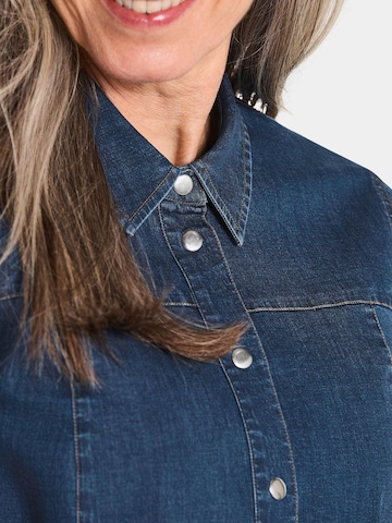 Goldner Blouse in Blauw