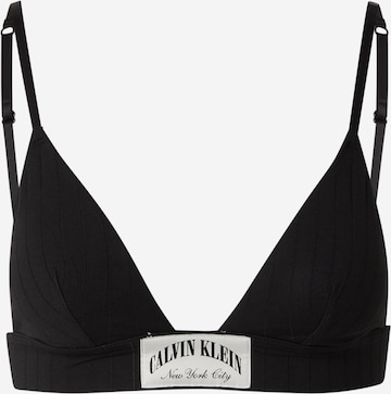 Calvin Klein Underwear Triangel BH i sort: forside