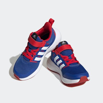 ADIDAS SPORTSWEAR Athletic Shoes 'Marvel Fortarun Spider-Man 2.0 Cloudfoam Lace Strap' in Blue