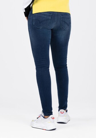 Skinny Jean 'Aleena' TIMEZONE en bleu