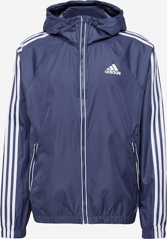 ADIDAS SPORTSWEAR Athletic Jacket in Blue: front