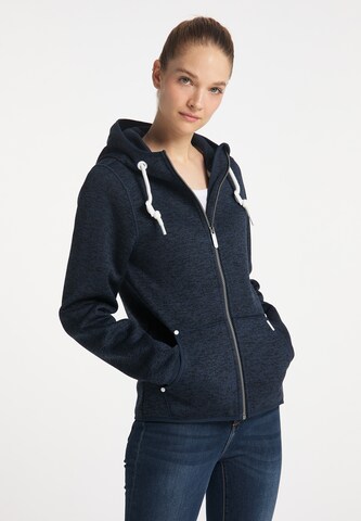 ICEBOUND Fleece jas in Blauw: voorkant