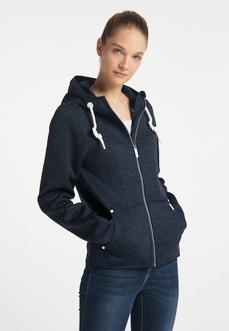 ICEBOUND Fleece jas in Blauw: voorkant