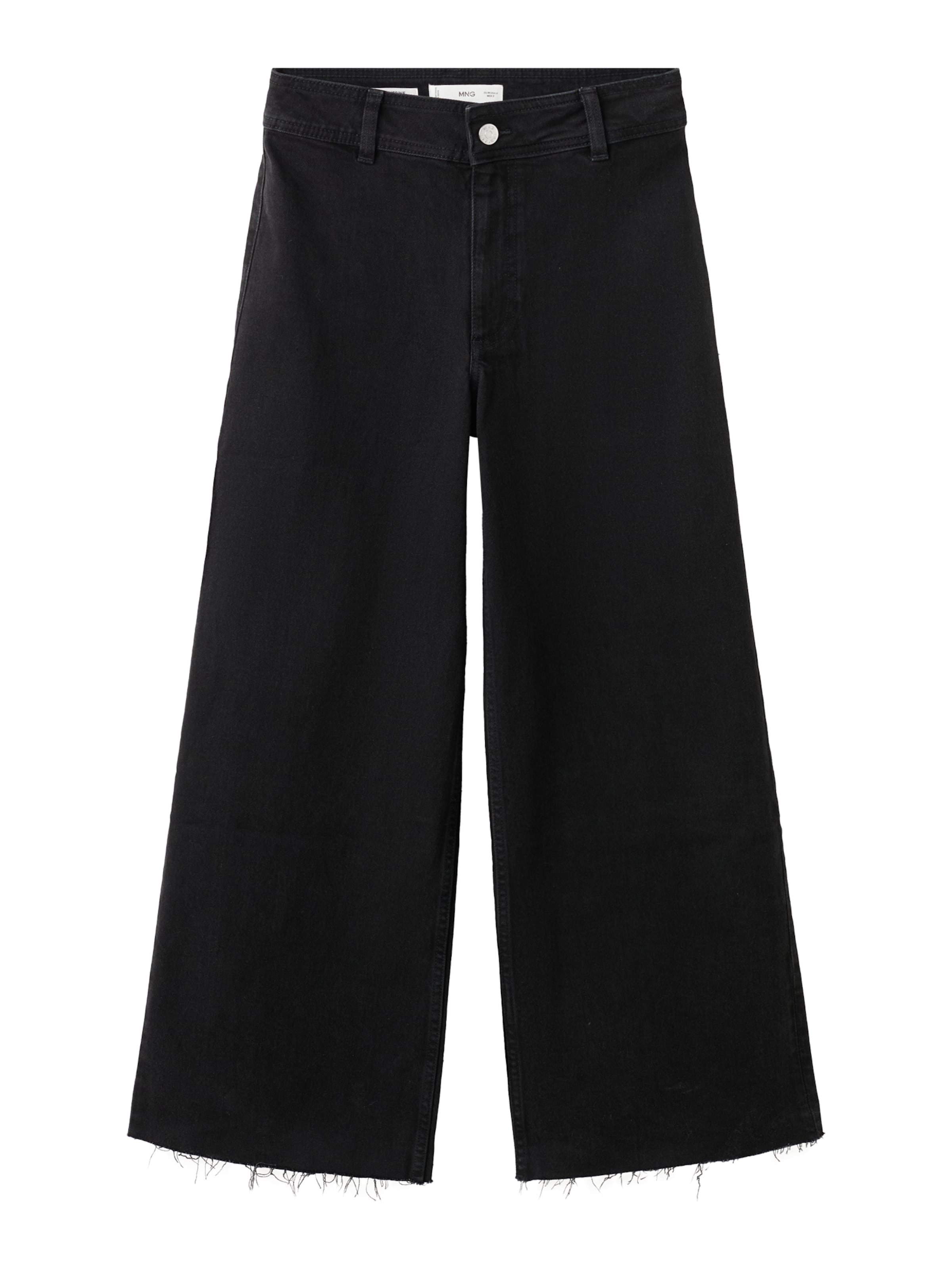 MANGO Regular Jeans 'CATHERIN' in Schwarz: Vorderseite