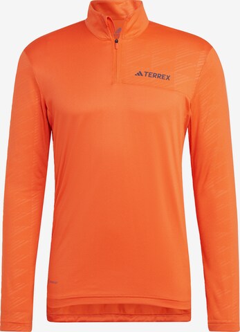 ADIDAS TERREX Functioneel shirt 'Multi' in Oranje: voorkant