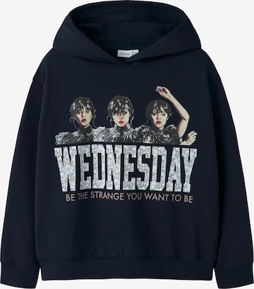 mėlyna NAME IT Megztinis be užsegimo 'NKFAKOBA WEDNESDAY': priekis