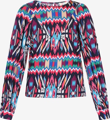 Chemisier IZIA en mélange de couleurs : devant