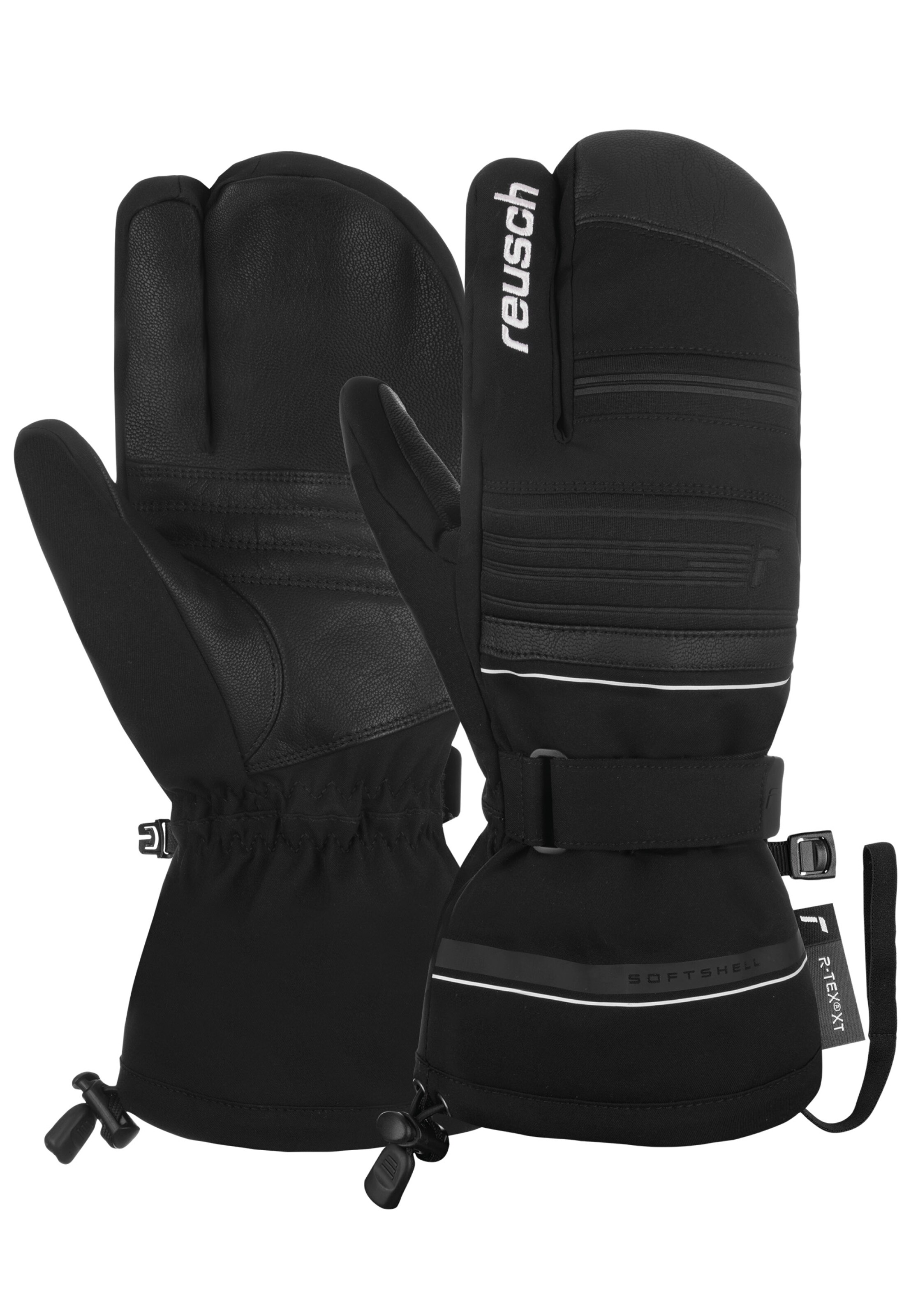 REUSCH 3-Finger-Handschuhe 'Conan R-TEX® XT' in Schwarz: Vorderseite
