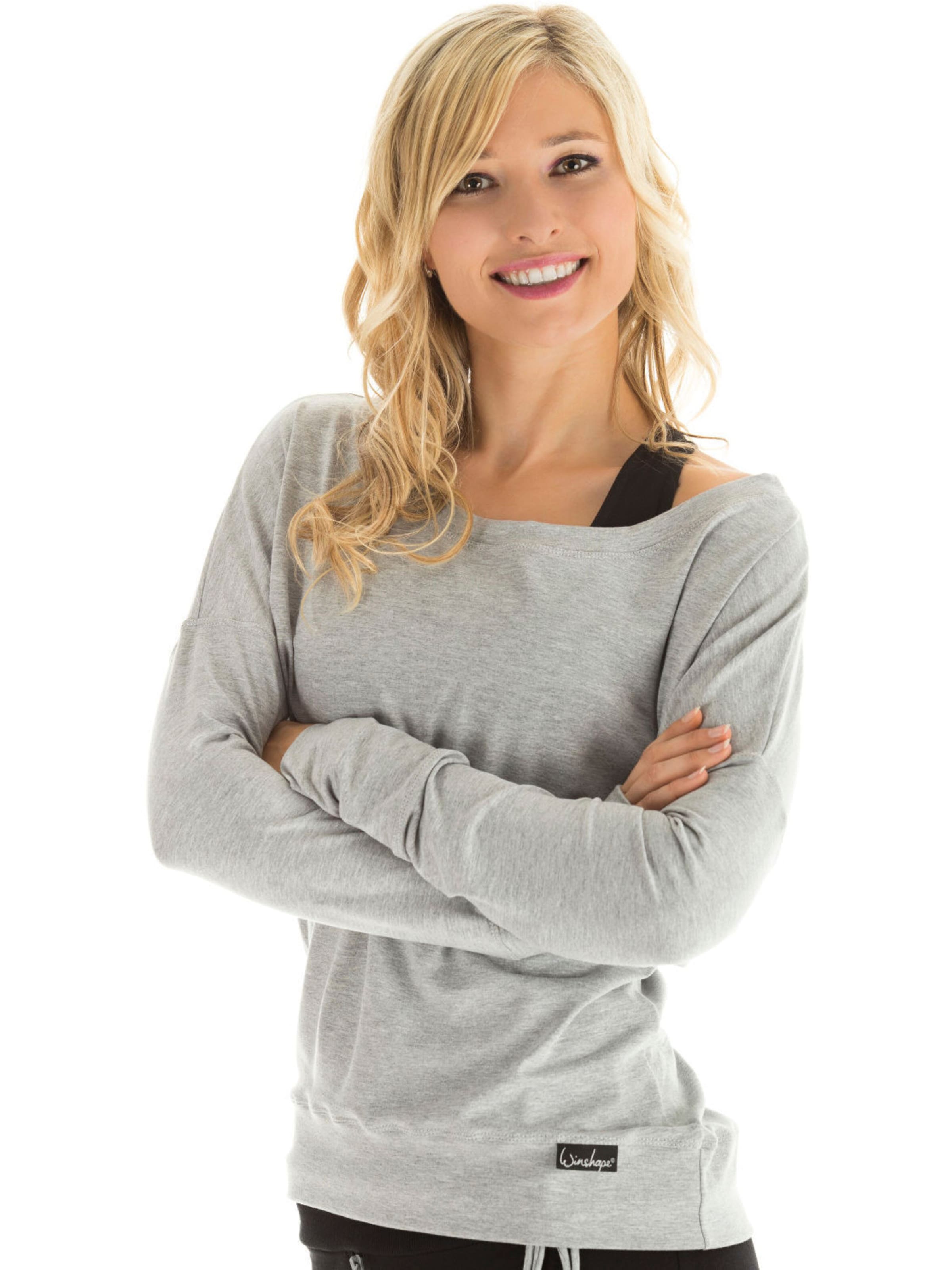 Winshape Функционална тениска 'WS2' в сиво: отпред