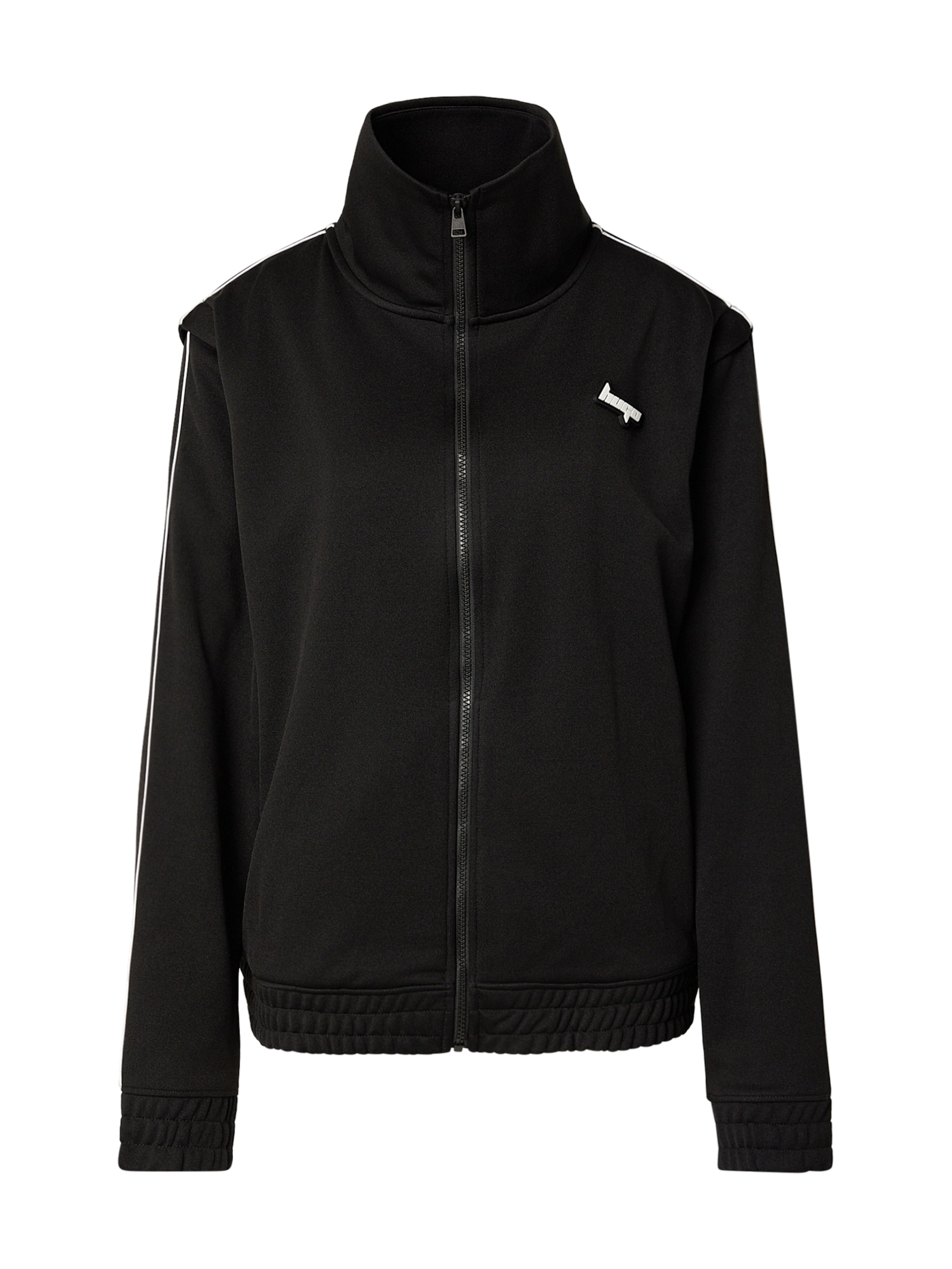 HUGO Mikina 'Dateam_B' – černá: přední strana