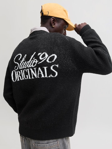 JACK & JONES - Pullover 'JORCHAMBERI' em preto: frente