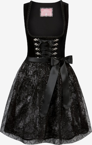STOCKERPOINT Dirndl in Black: front