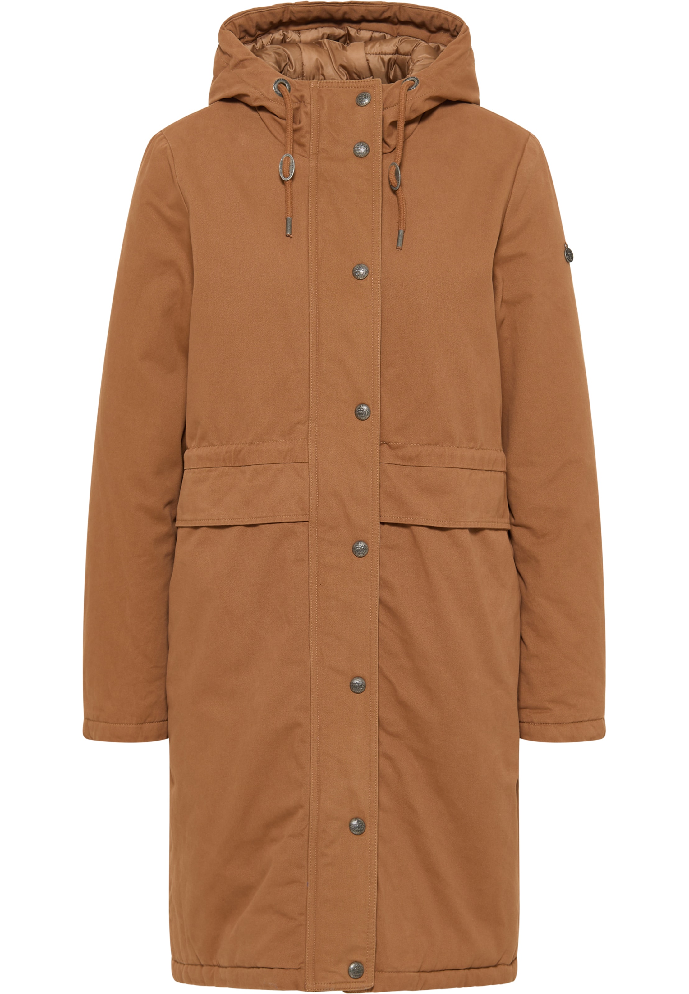 DreiMaster Vintage Zimný kabát - Hnedá: predná strana