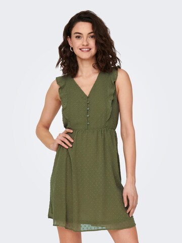 ONLY Φόρεμα 'SOF' σε πράσινο: μπροστά