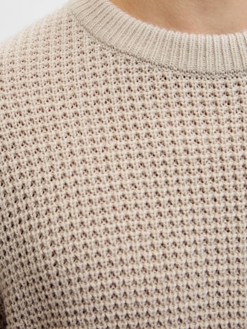 JACK & JONES Sweater in Beige