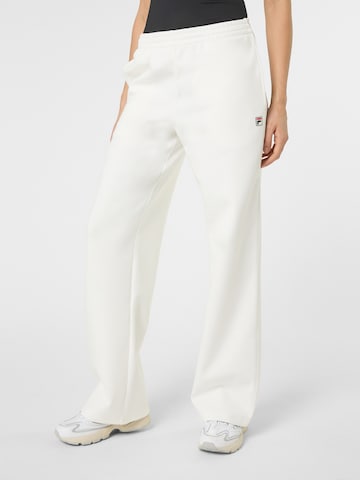 regular Pantaloni 'MONTELORO wide scuba pants' di FILA in bianco: frontale