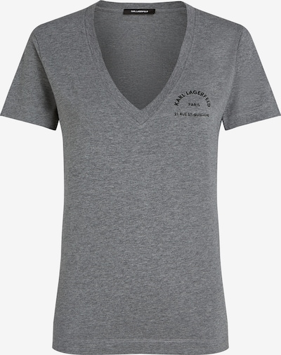 Karl Lagerfeld Paita 'Rue St-Guillaume' värissä harmaa / musta, Tuotenäkymä