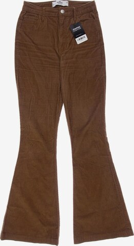 HOLLISTER Pants in XS in Brown: front
