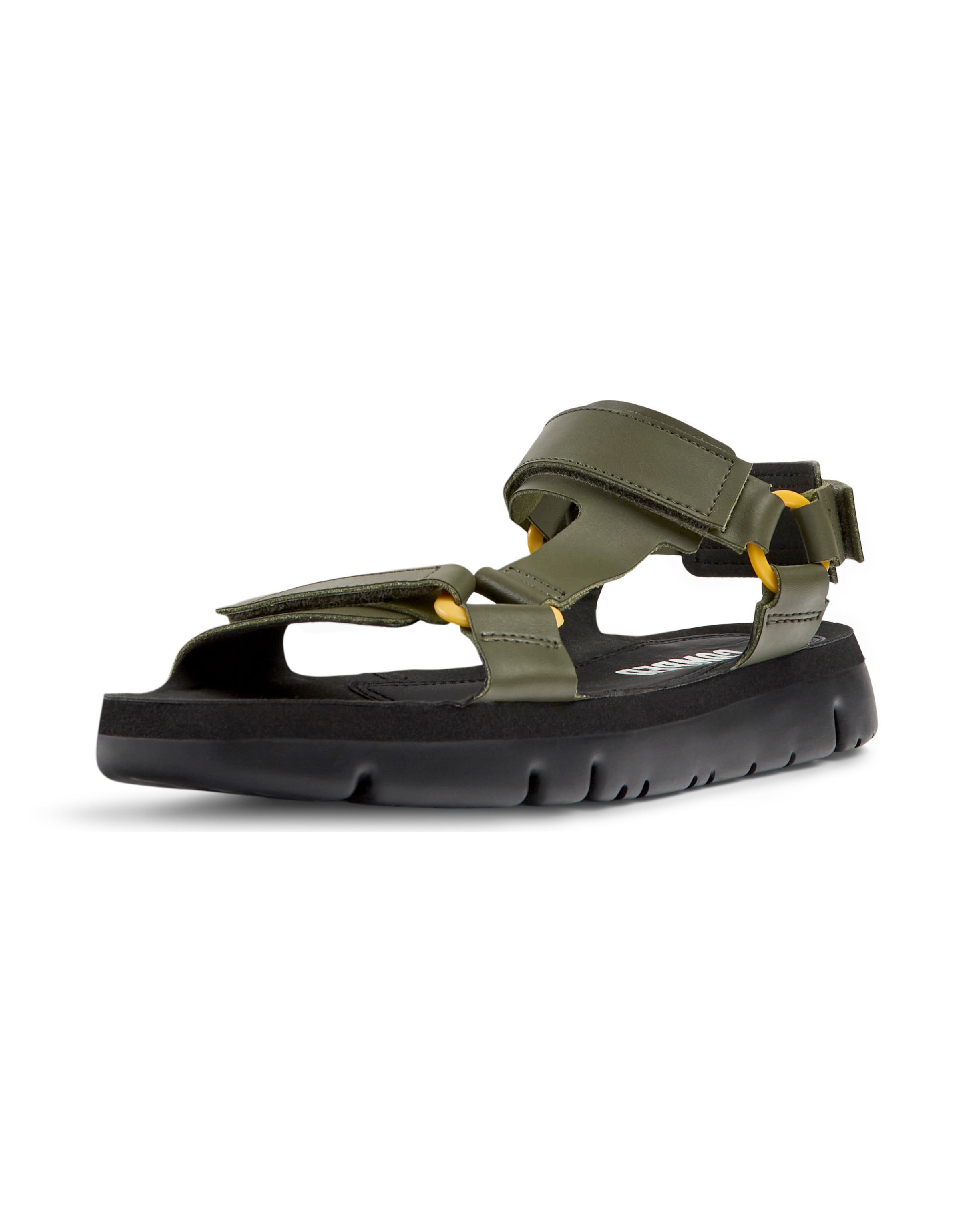 Sandales ' Oruga ' CAMPER en vert : devant