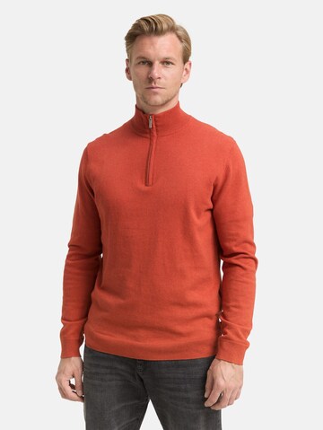 TOM TAILOR Sweater in Orange: front