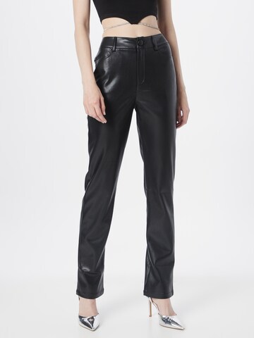 Misspap Regular Pants in Black: front