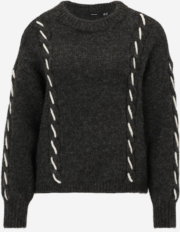Pulover 'VMILINA' de la Vero Moda Petite pe gri: față