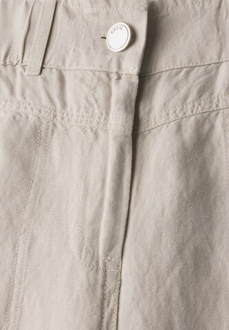 CECIL Tapered Cargo Pants in Beige
