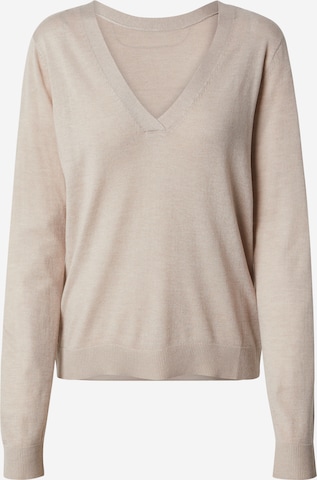 VILA Sweater 'ABELLA' in Beige: front