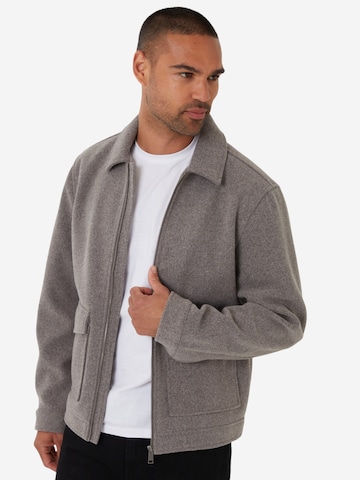 Threadbare Jacke 'Messa' in Grau: Vorderseite